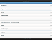 Tablet Screenshot of mainleus.de